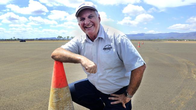 Pat Driscoll at the opening of the pad at DriveIt NQ.