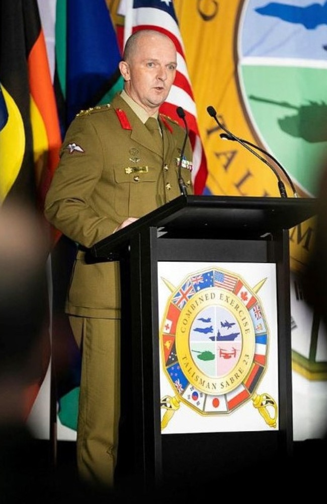 Brigadier Damian Hill, exercise Director of Talisman Sabre’s 2023 and 2025. Picture: LSIS Daniel Goodman/Australian Defence Force