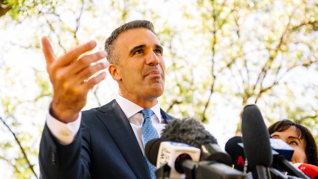 Labor Leader Peter Malinauskas announced a new $182m mental health election pledge to help fix the state’s ramping crisis. Picture: Morgan Sette