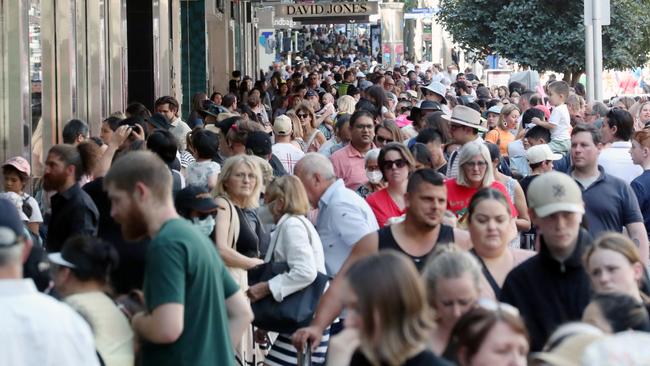 Australia’s population will reach 40.5 million within the next 40 years. Picture: NCA NewsWire/David Crosling