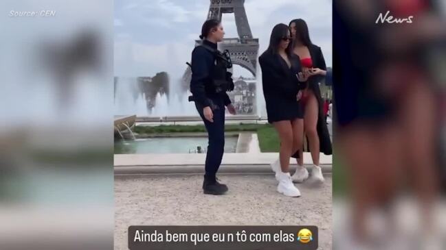 Influencers roasted for stripping infront of Eiffel Tower