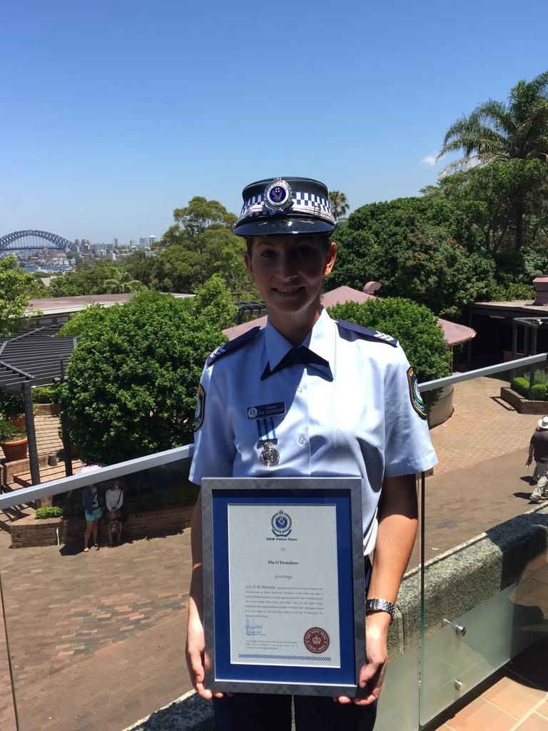 Pia Schindler began to fall apart after her promotion as Sergeant . Picture: supplied