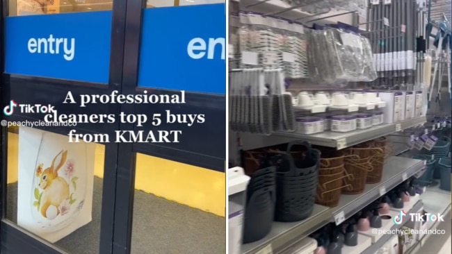 Cleaner lists best buys from Kmart. Source: TikTok.