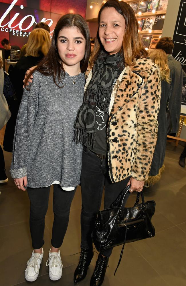 Lisa Moorish with her daughter, Molly Gallagher. Picture: David M. Benett/Getty Images for GAP