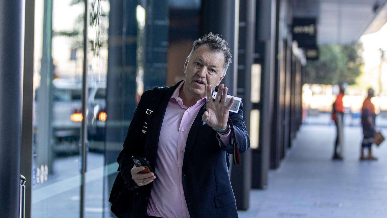 PwC CEO Kevin Burrowes walking to his office from Crown Towers Sydney. Picture: Liam Mendes