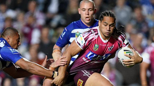 Martin Taupau has been benched by the Sea Eagles. Picture: AAP