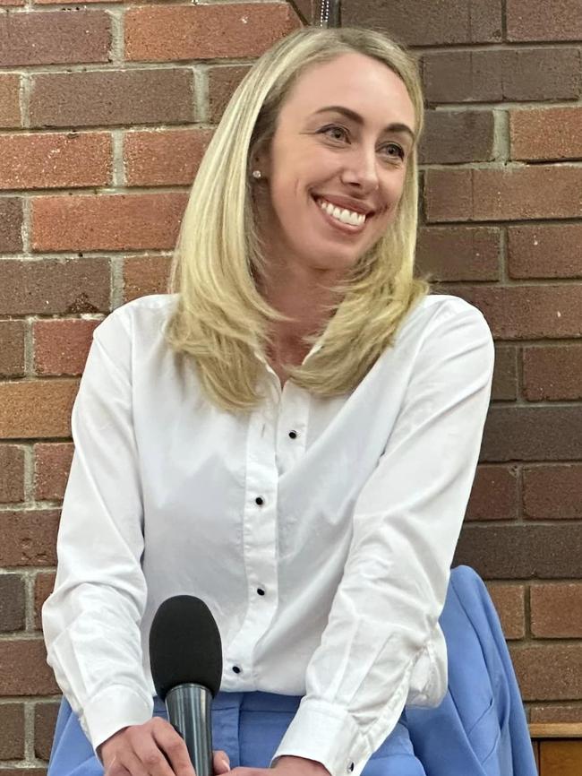 Georgia Ryburn, the Liberal candidate for the Pittwater by-election, has conceded defeat to the independent candidate, Jacqui Scruby. Picture: Facebook