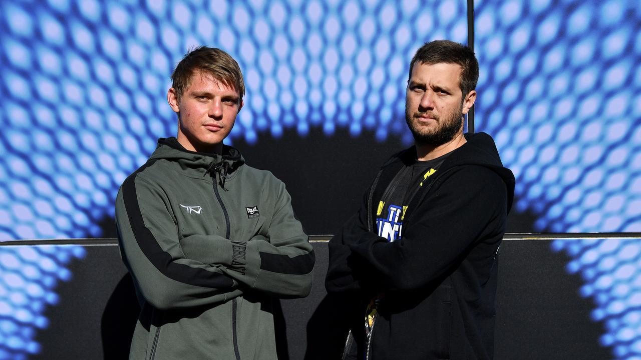 Nikita Tszyu and Ben Horn at the Hordern Pavilion, Entertainment Quarter in Sydney. Photo by Gregg Porteous/No Limit Boxing