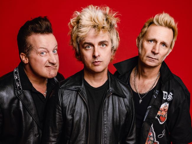 American rock band Green Day. Picture: Supplied.