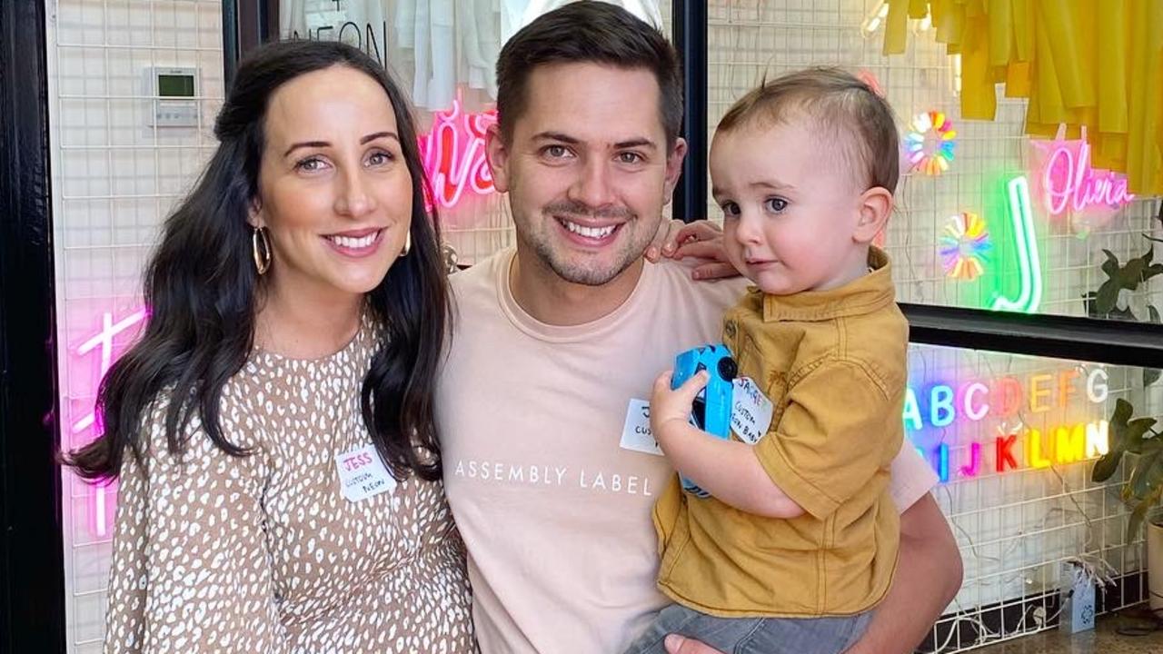 The growing family with their growing business Custom Neon. Picture: Supplied