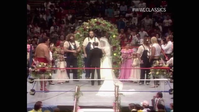 Uncle Elmer gets married live on WWE