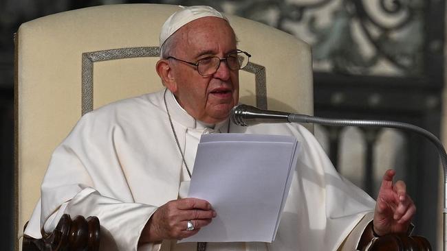 Pope Francis revealed priests and nuns watch internet porn. Picture: Vincenzo Pinto/AFP