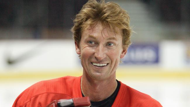 Wayne Gretzky would sometimes drive to ice-hockey games. Picture: Getty Images