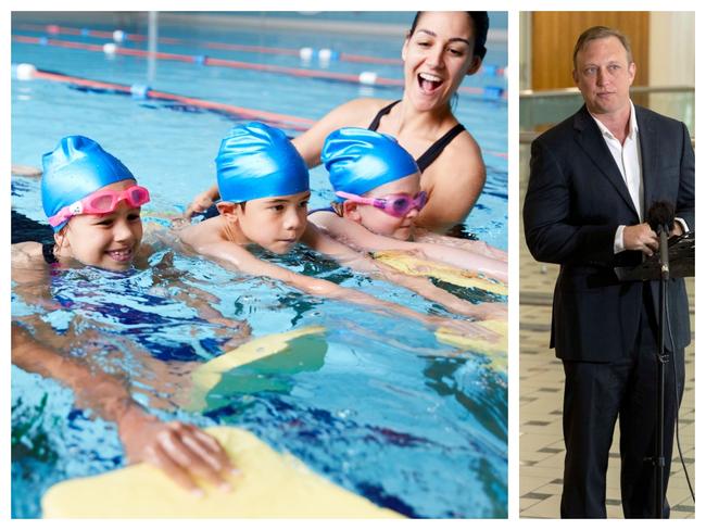 The Queensland government will review school swimming lessons.