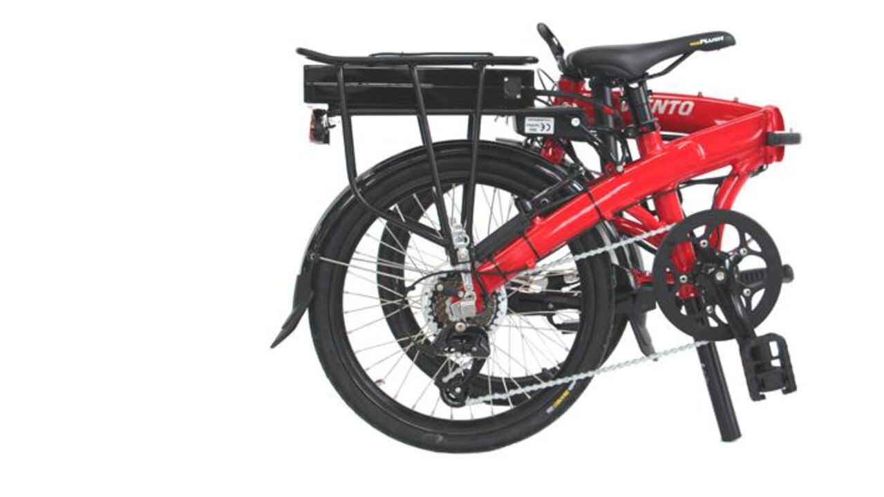 The eZee Viento folding electric bicycle has a risk of falling apart mid-ride. Picture: ACCC