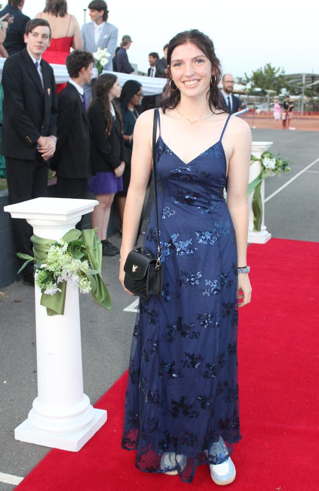 Evie Hall at the 2023 Bundaberg North State High School Prom.