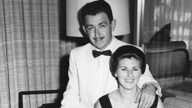 Frank Lowy and wife Shirley, who he married in 1954. Undated picture: supplied