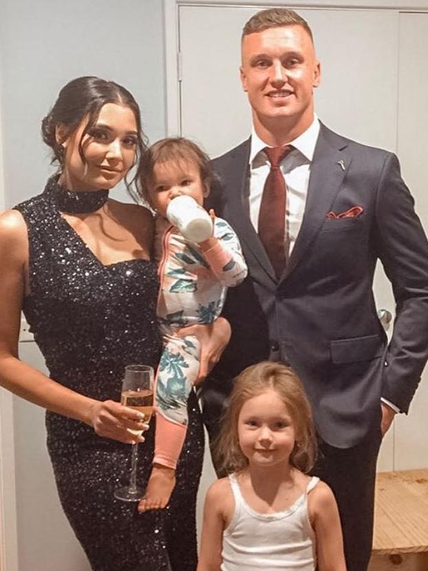 The NRL star couple share two daughters. Picture: Instagram