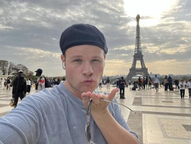 Taylor Auerbach, 32, former Spotlight producer in Paris. Picture: Instagram