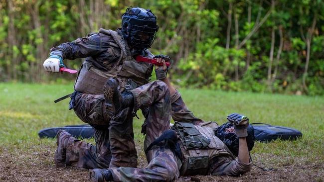 Participants are put through a series of endurance, combat, and survival tests. Picture: Facebook