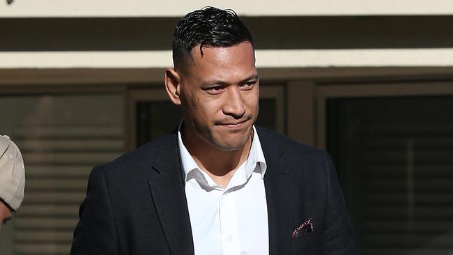 Israel Folau has vowed to continue the fight against his contract termination. Picture: David Swift