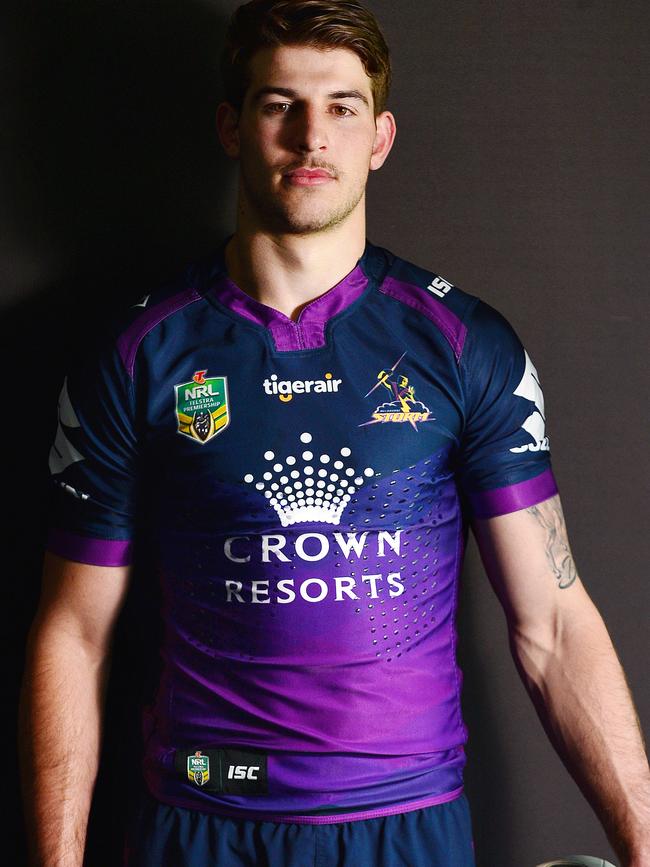 Curtis Scott as a Melbourne Storm player.