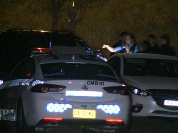 Police have set up three crimes scenes after an overnight crime spree. Picture: 7NEWS