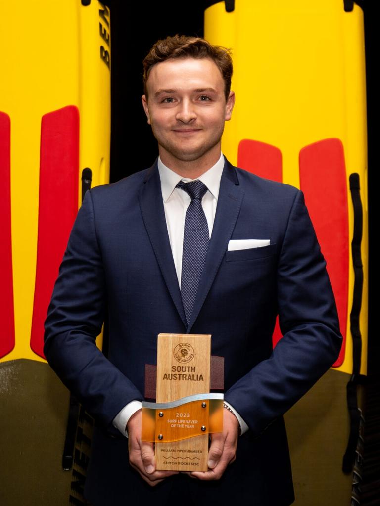 William Piper-Bamber from Chiton Rocks SLSC is one of the faces behind SA's surf life saving clubs. Picture: Supplied