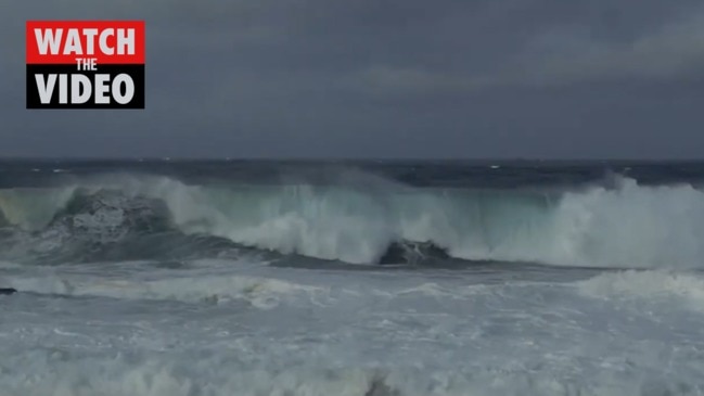 Surfers brave huge waves off Sydney coast