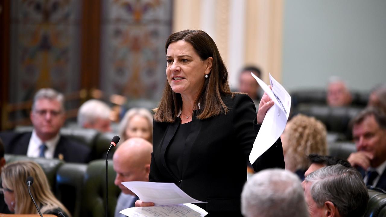 Deb Frecklington said it was time Queensland had “clear, consistent, and enforceable rules” around e-mobility devices that kept up with changing technology and protected people using shared public spaces. Picture: NewsWire / John Gass