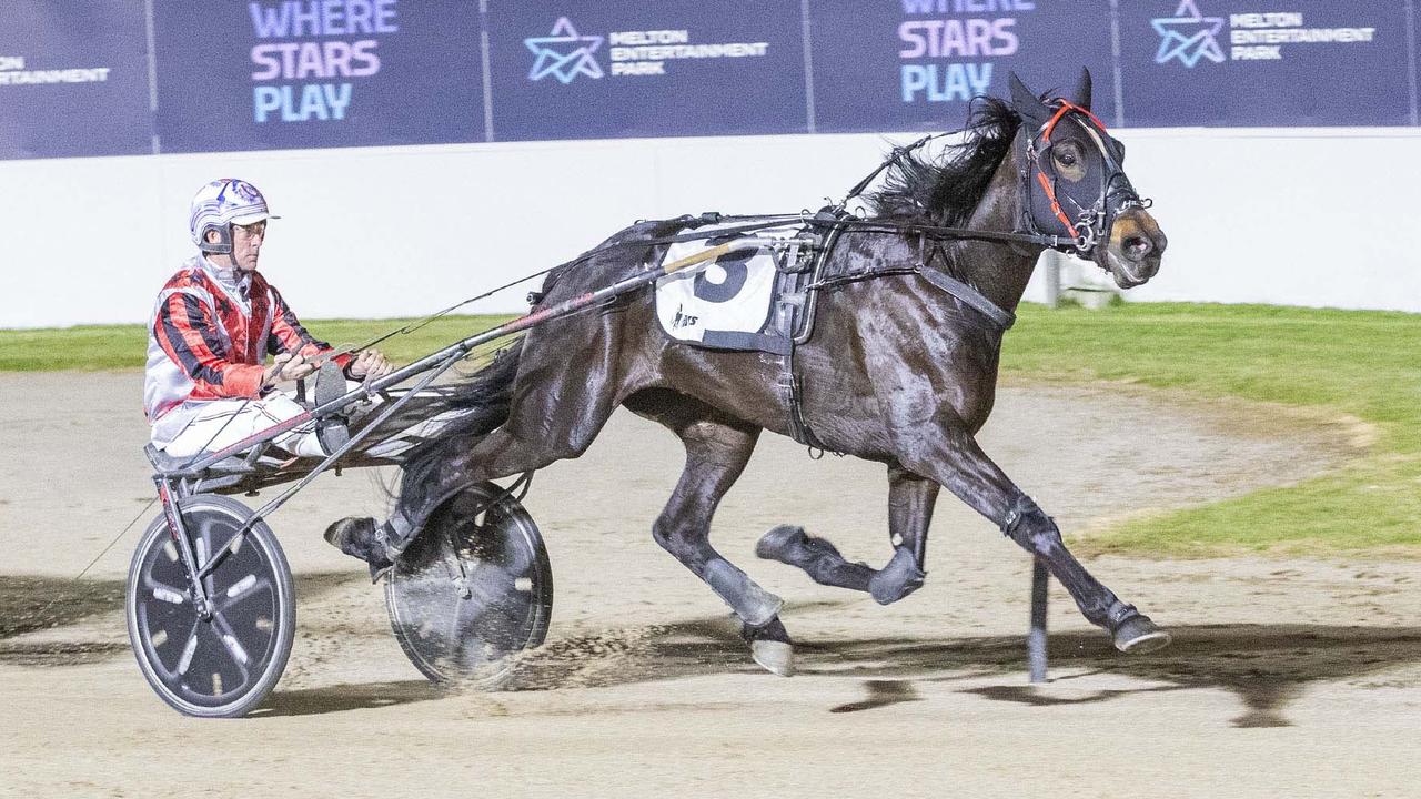 McCarthy likes his chance with Gatesys Gem, who he will ride for the first time, in the Trotters’ Oaks. Pictutre: Stuart McCormick