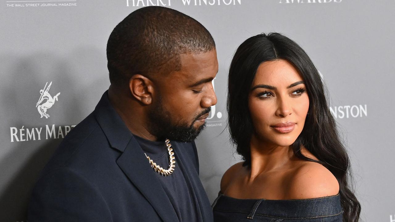 West and Kardashian split earlier this year. Picture: Angela Weiss/AFP