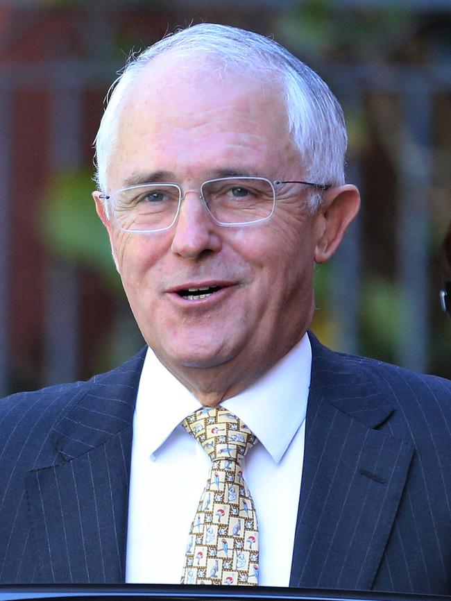 Australian Prime Minister Malcolm Turnbull walks to a waiting car at his home in Point Piper in Sydney, this week. Picture: David Moir/AAP