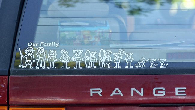 stick family decals parody