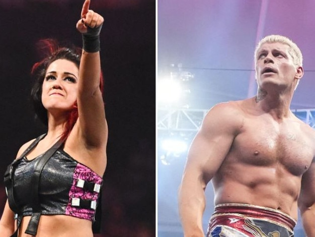 Cody Rhodes and Bayley at Royal Rumble