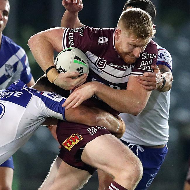 Des Hasler says centre Brad Parker is ready to go in Friday’s final against the Rabbitohs. Picture: AAP Image/Brendon Thorne