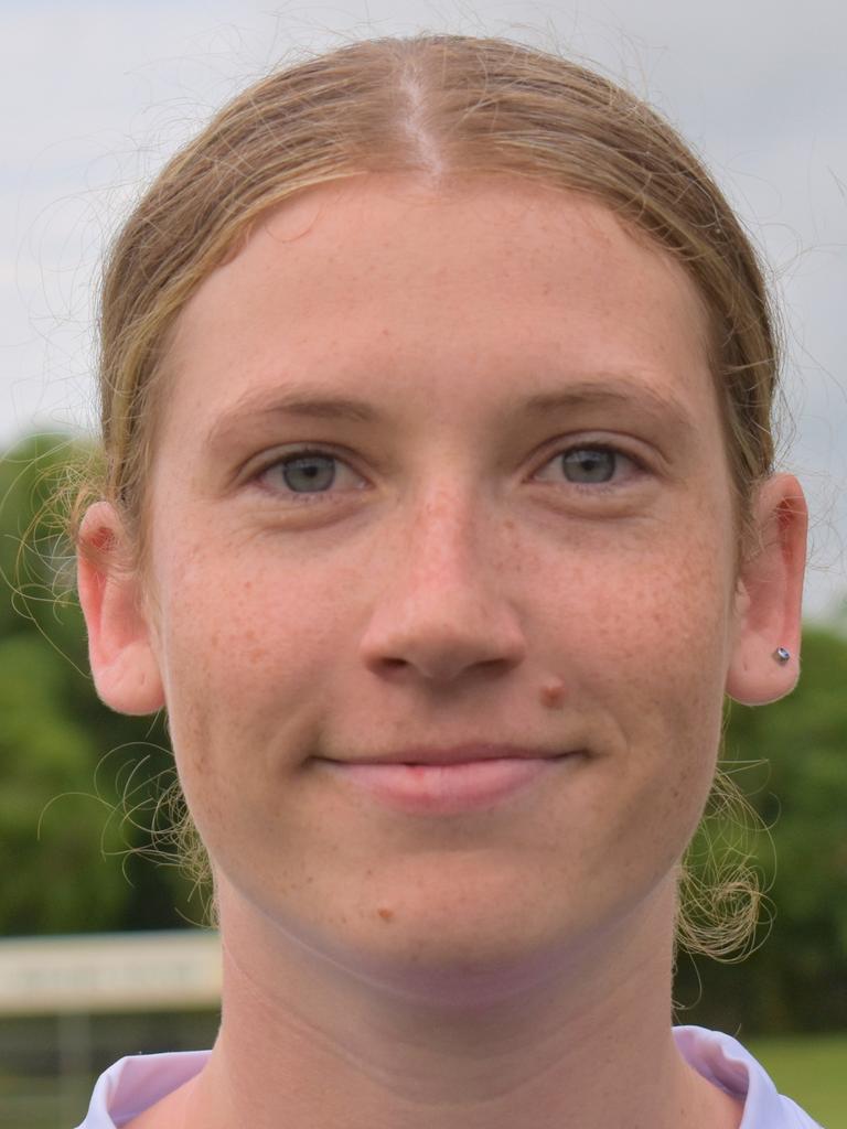 Gympie United Gladiators premiers women - Jaidyn Dennien, striker. Photo: Bec Singh