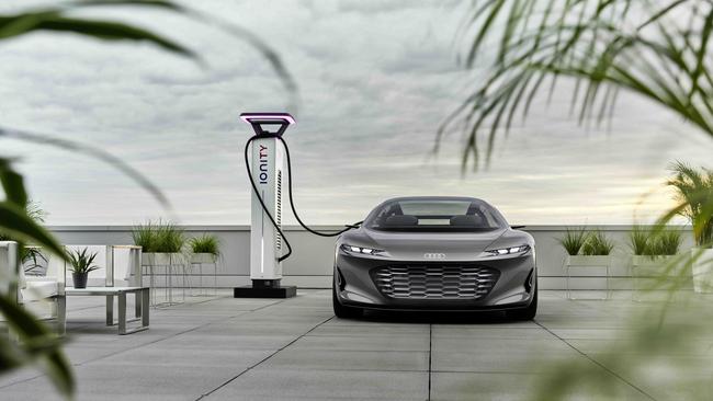 Audi's Grand Sphere concept - a fully electric, self-driving vehicle.