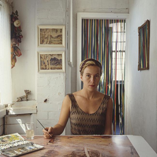 Anne Zahalka’s The Artist (self-portrait) 1988 from the series Resemblance II