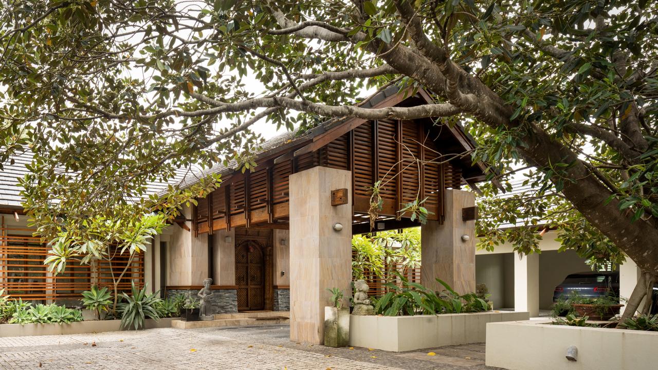 The property has a very Balinese-style feel.