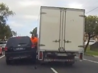 Man crushed in road rage horror