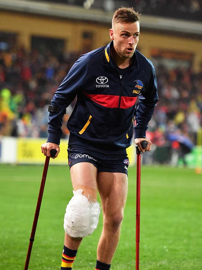 Brodie Smith after suffering his injury a fortnight ago. Picture:<br/> Daniel Kalisz/Getty Images