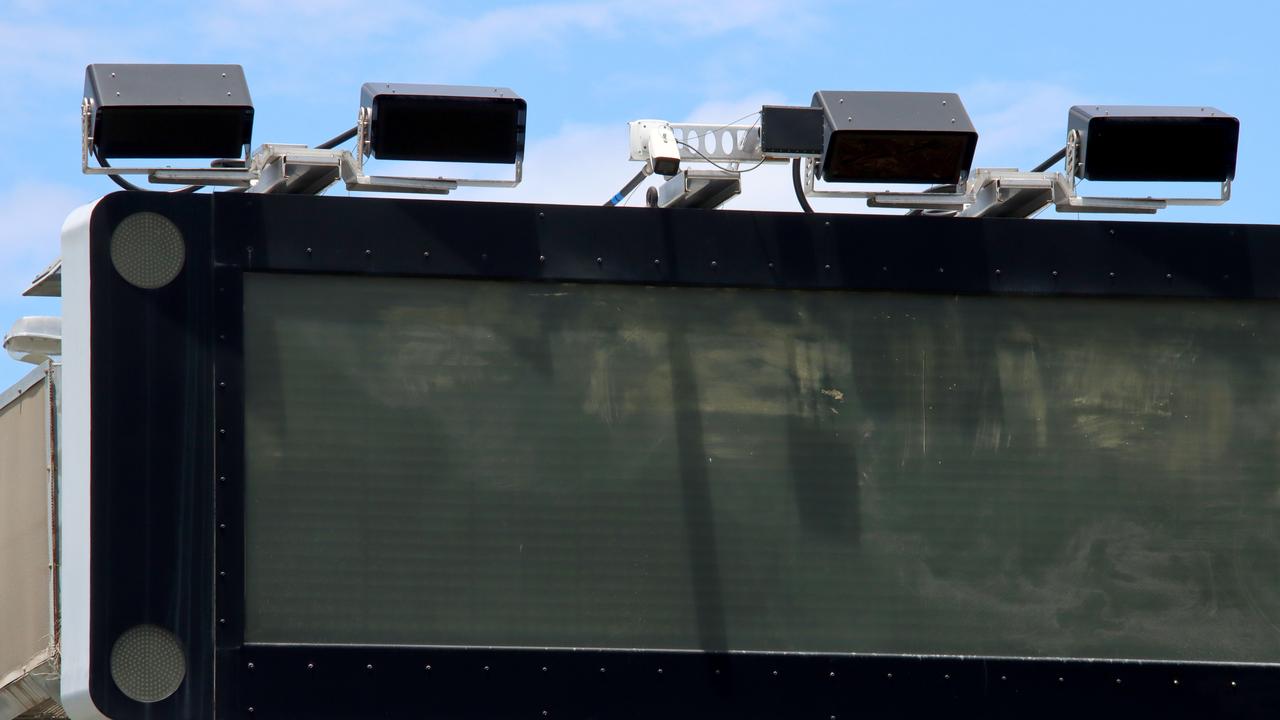 Speed, mobile phone and seatbelt detection cameras on Sandgate Rd in Brisbane’s north. Picture: David Clark