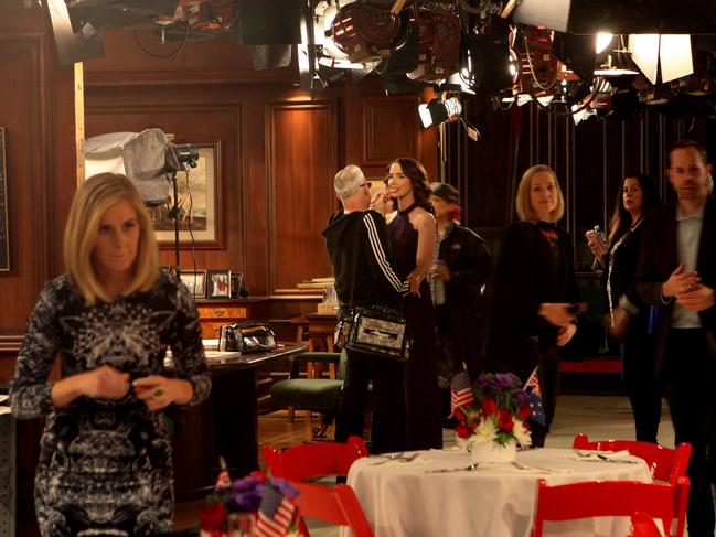 Behind the scenes tour of The Bold and the Beautiful with Aussie actress Ashleigh Brewer in Los Angeles. Picture: Glen McCurtayne