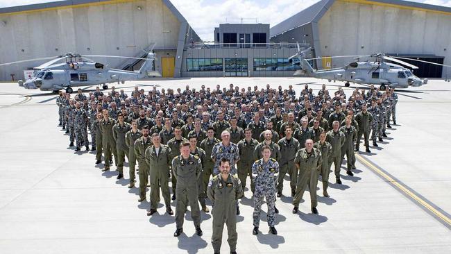 AT EASE IN COFFS: The Royal Australian Navy's 725 Squadron will on Wednesday march on Coffs Harbour from the Jetty Strip to the foreshores. Picture: POIS Justin Brown