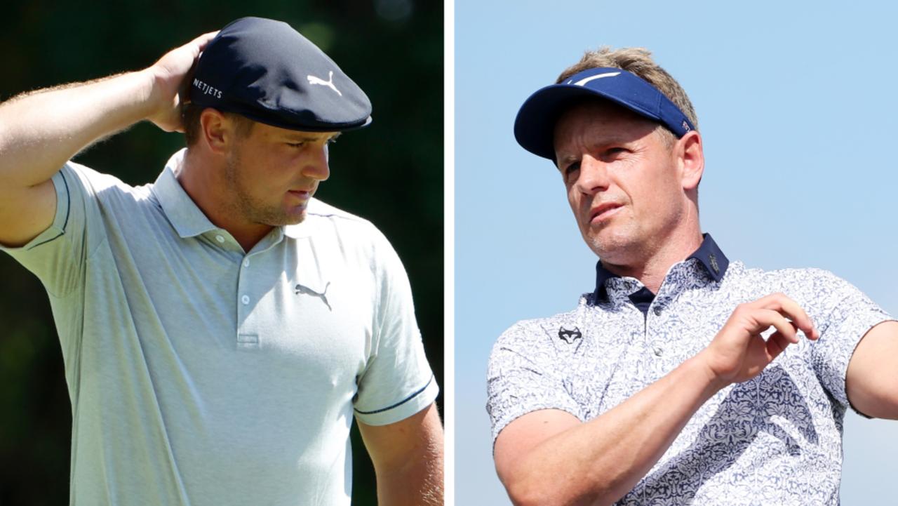 Bryson DeChambeau and Luke Donald.