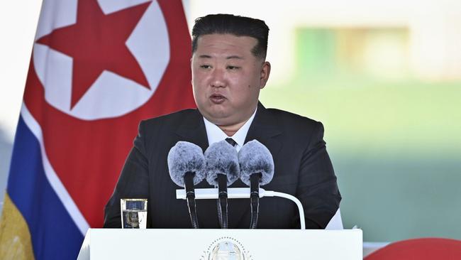 Kim Jong-un called the failure a “criminal act”. Picture: Korean Central News Agency/Korea News Service/AP
