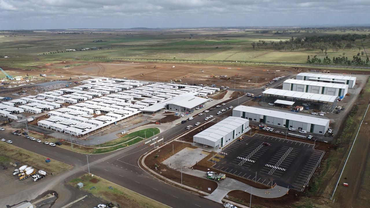 The Queensland Regional Accommodation Centre at Wellcamp.