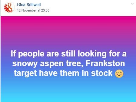 The $59 snowy aspen tree from Target is hot property.