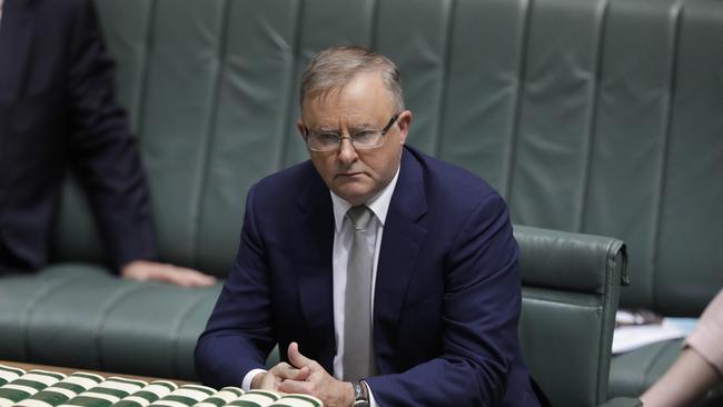 Opposition Leader Anthony Albanese is under fire for not visiting any coalmines since taking the top job. Picture: Sean Davey